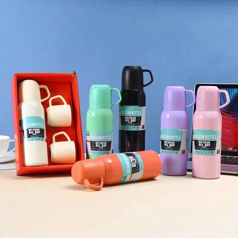 3in1 vacuum flask set