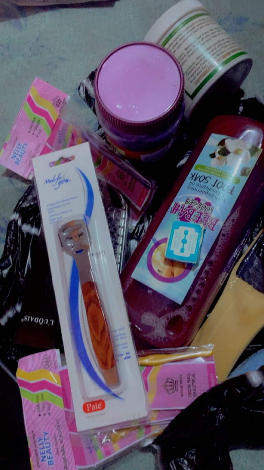 PEDICURE AND MANICURE